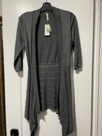 Open front cardigan, new with tags