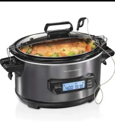 Hamilton Beach 6 Quart Digital Slow Cooker Programmable with Tem, View more