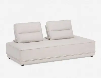 Multi-Use Beige Sofa - Great for Condo! （picture with cover）, View more