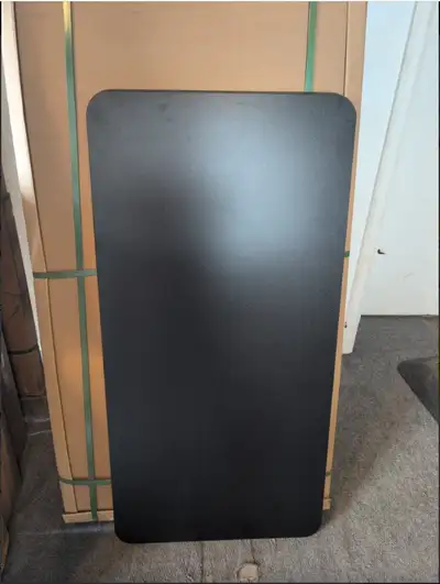 (OPEN-BOX) 48” x 24” Black/Mahogany Laminate Table / Tabletop, View more