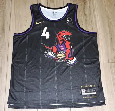 Toronto Raptors Nike City Edition Scottie Barnes Jersey XXL 56, View more