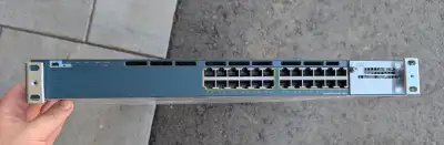 Cisco 24 port Gigabit PoE switch, View more