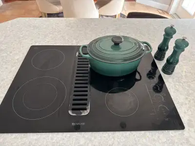 JennAir Electric Cooktop with down draft, View more