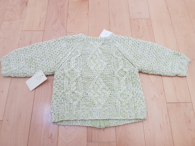Disney Mint Knitted Sweater Jacket (6-9 mos) in Clothing - 6-9 Months in Calgary - Image 2