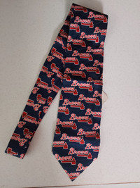 1995 ATLANTA BRAVES SILK TIE NEW W/TAG