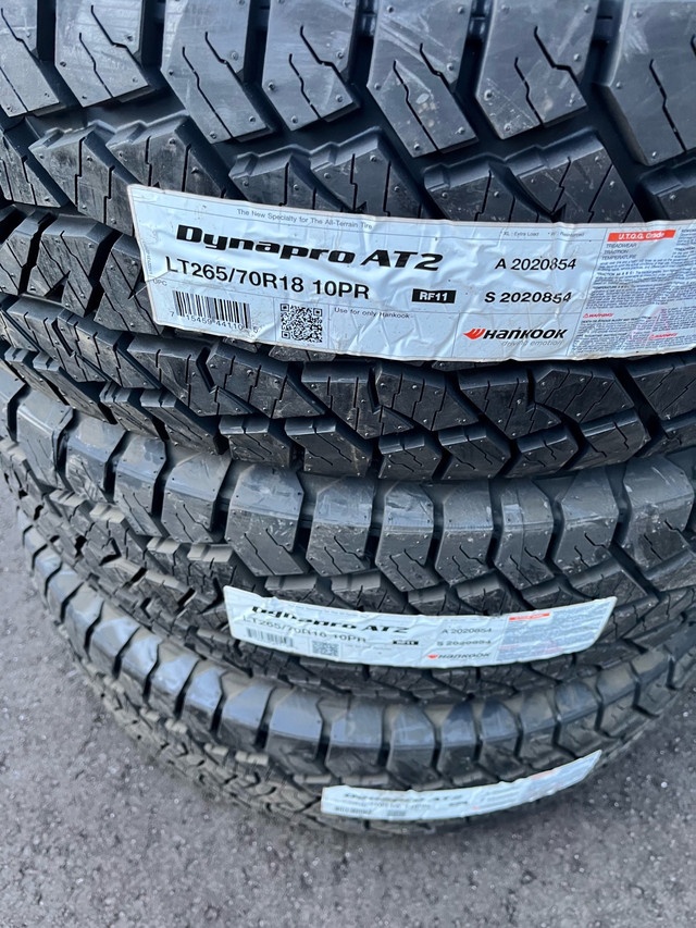 LT265/70/18 Hankook Dynapro AT2 Brand new set of 4 in Tires & Rims in Markham / York Region - Image 2