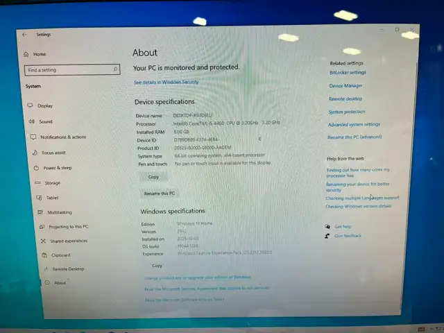 Dell XPS home, business use desktop for sale, asking $125 in Desktop Computers in Edmonton - Image 4