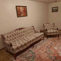 vintage sofa and chair set