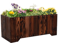 Outsunny wooden planters