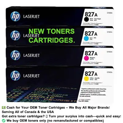 We Buy Surplus Toners & Ink, View more