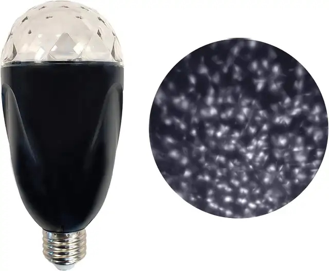 Kaleidoscope LED Light Bulb, Rotating Projector Light, E26 in Indoor Lighting & Fans in Ottawa - Image 2