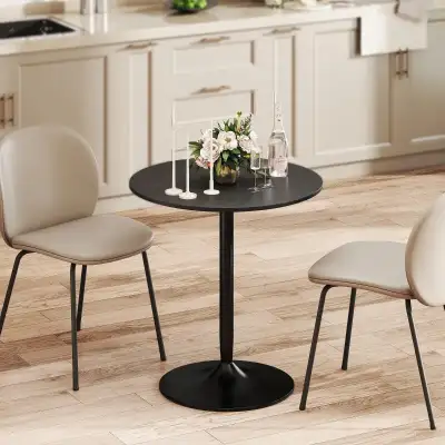 Modern 27.6" Round Kitchen Table for 2,  Small  breakfast table , View more