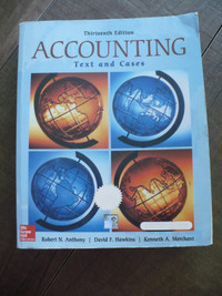 ACCOUNTING TEXT AND CASES -( THIRTEENTH EDITION ) 2013 -MC GRAW