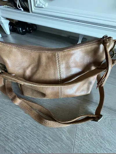 Tribe leather Roots bag, View more