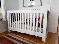 Newborn bedroom set (crib, dresser, night stand)