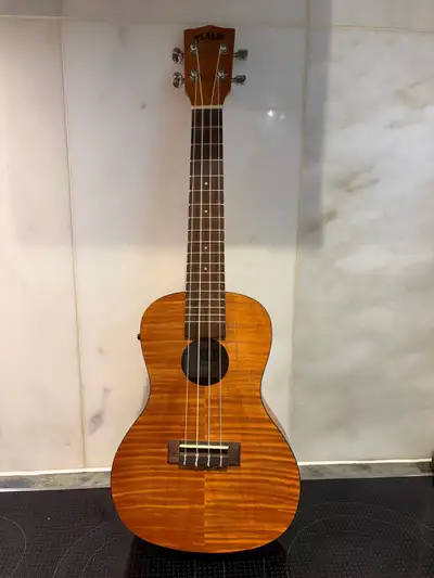 Kala KA-CEM Exotic Mahogany Concert Ukulele with EQ, View more