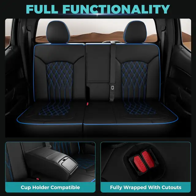NEW Full Seat Covers Chevy Colorado 2015-22 Crew Cab Z71 LT ZR2 in Chairs & Recliners in Mississauga / Peel Region - Image 5