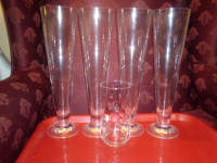 4 Very Tall Wine Glasses for Sale $35.00