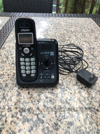 Telephone sans fil avec répondeur integre