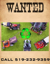 Wanted Lawnmowers
