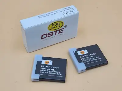 NB-11L Battery / Batteries for Canon Cameras - 1400mAh Capacity, View more