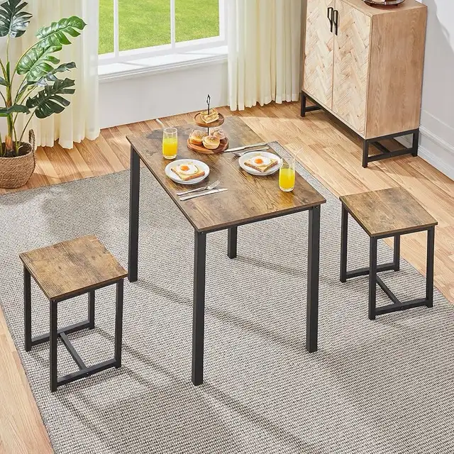 3 Piece Dining Table Set - Kitchen Table & Chair Set - Breakfast in Dining Tables & Sets in Markham / York Region - Image 8