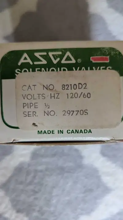 New ASCO RED HAT Solenoid Valve 1/2", View more