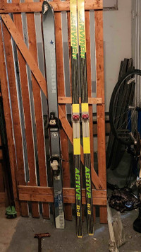 Skis alpin et skis de fonds