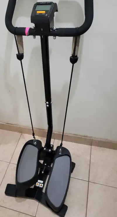 Stair Stepper for Exercises-Twist Stepper with Resistance Band, View more