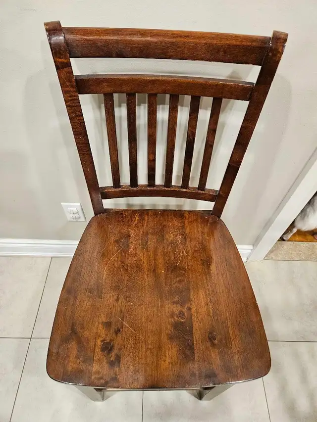 Wooden Bar Stools x 3 in Dining Tables & Sets in Mississauga / Peel Region - Image 6