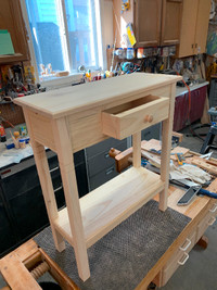 Entry table with drawer