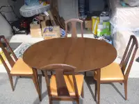 1968 Dining Room Table and 4 Chairs