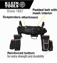 Klein Tools Tradesman Pro Electrcians Tool Belt