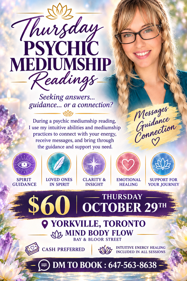 ✨ THURSDAY PSYCHIC MEDIUMSHIP READINGS ✨