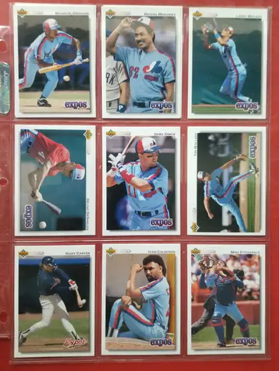 $ 5,- for All-Montreal Expos Baseball Cards, View more