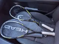HEAD AFT Cyano Blast Squash Racquet - pair
