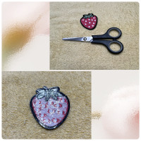 Mini. Sweet Strawberry Iron-On Clothes Patch