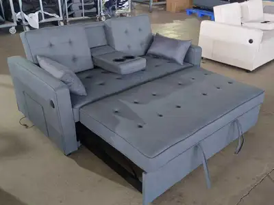 A huge sale on stylish grey Sofa bed with cup holder, View more