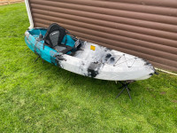 Aqua White Kayak - Sit On Top - 1 Adult Plus 1 Child Seat Or Dog
