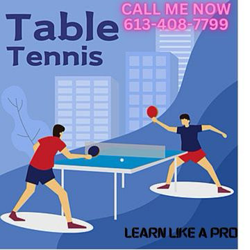  Table Tennis Coaching in Tennis & Racquet in Ottawa
