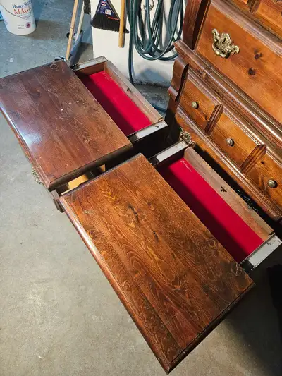 Vintage Samuel Lawrence Cherry 5 Piece Queen Bedroom Set, View more