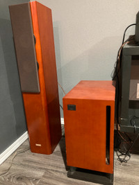 Onkyo surround sound home theater speakers + Denon Amplifier