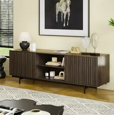 New Mid Century Storage TV Stand For Tvs Up To 75", View more