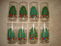 Christmas Tree Theme Glasses