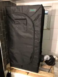 Complete grow tent with quantum board, fan and filter