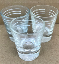 Shot Glasses - 3 plain