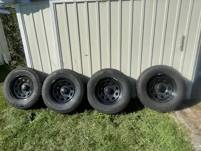 4 Continental Viking Contact 7 winter tires on steel rims, in excellent condition. Used for 3 season...