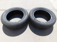 2 Continental All Season Tires 215/55/16.  Tires are like New.