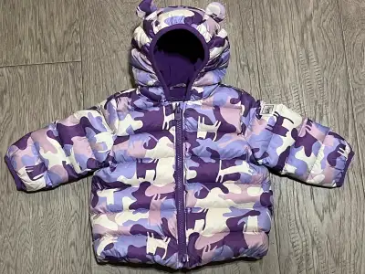 BABY GAP Down-filled Jacket. 6-12 months. Kitten Camouflage, View more