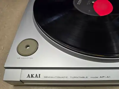 Vintage AKAI AP-A1 Semiautomatic Turntable for Sale., View more